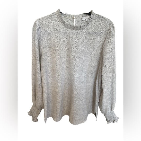 Women's Spotted Blouse - Picture 2 of 6